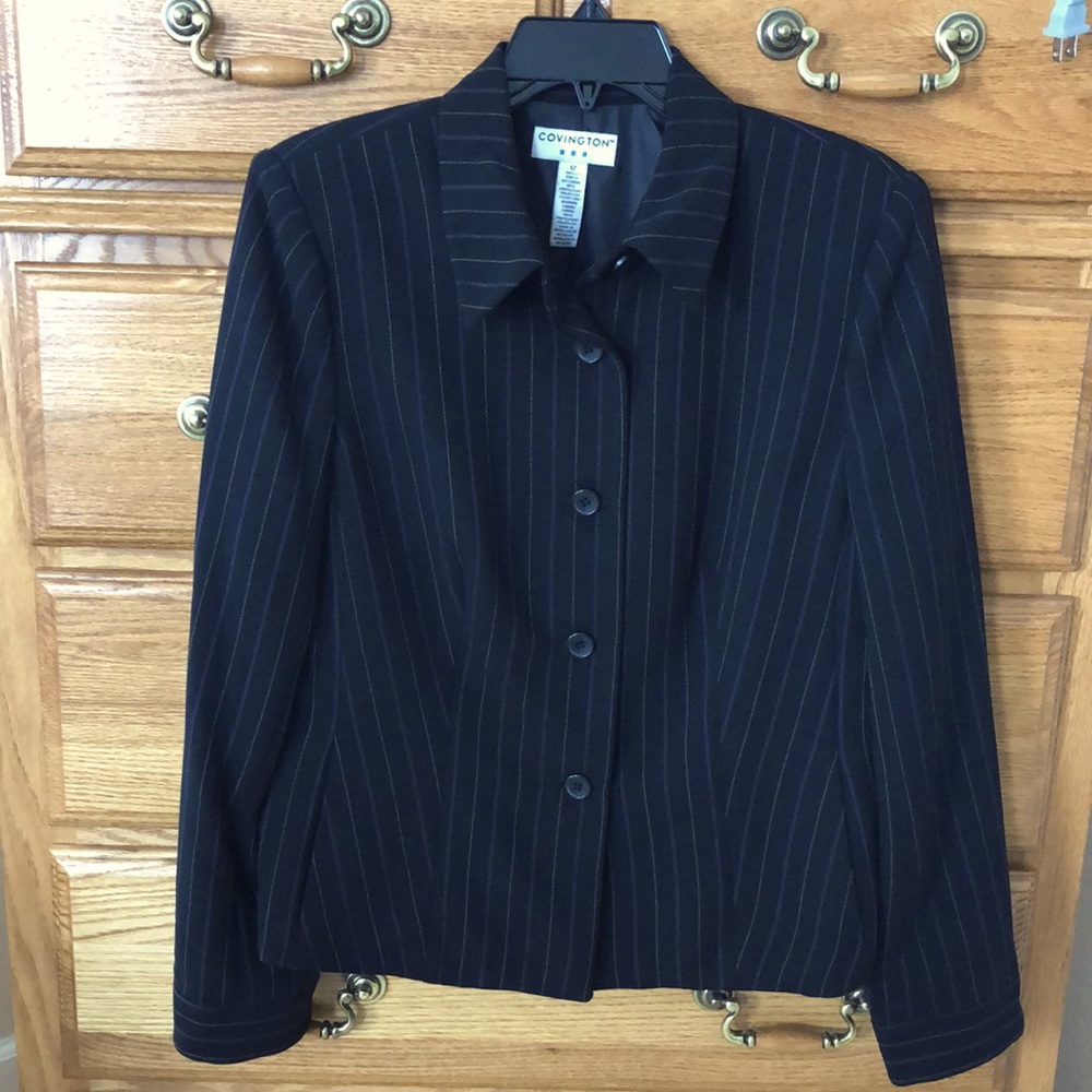 Dressy Covington lined button down jacket with Shirt collar